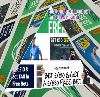 Betting sites free bets no deposit