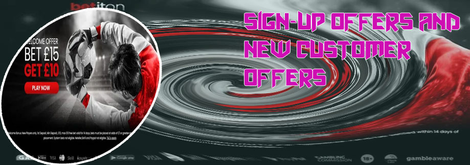 Betting sites new customer offers